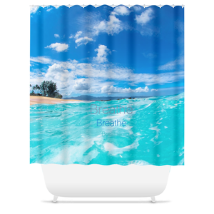 "Ocean's Serenity" Custom Shower Curtain