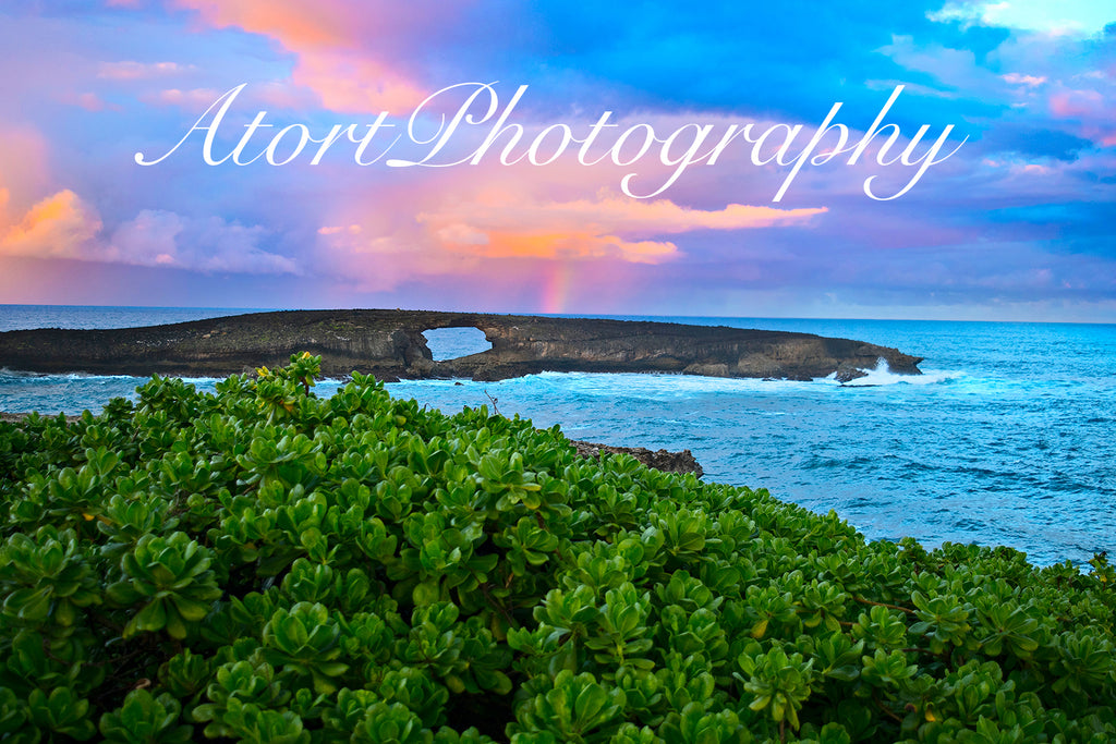 "Laie Point Shave Ice Sunset"